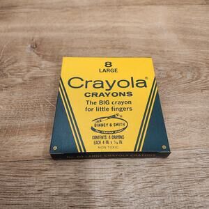 Crayola Crayons Binney & Smith 8 Pack No. 80 Large New Unused
